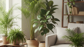 Las plantas que refrescan el hogar. Fuente. IA Gemini. Las plantas que refrescan el hogar. Fuente. IA Gemini.