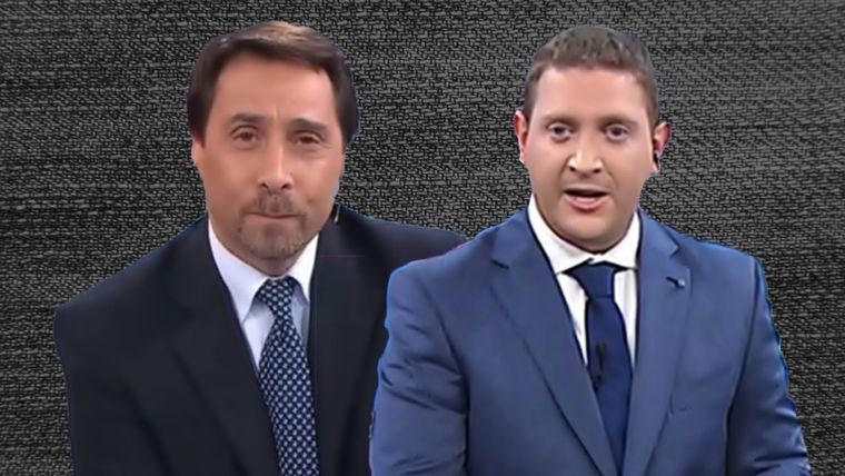 La interna entre Eduardo Feinmann y Jonatan Viale repercute en LN+ Foto: Captura TV
