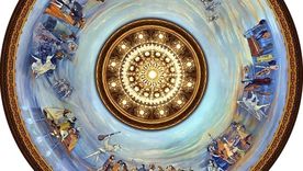 La cúpula del Teatro Colón. La cúpula del Teatro Colón.