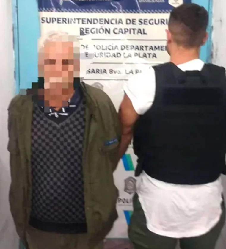 El jubilado detenido por abuso de menores Foto: NA