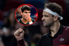Dimitrov y un elogio a Alcaraz tras eliminarlo de Shanghái Foto: Télam