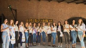 Las candidatas a Reina Nacional de la Vendimia 2020.