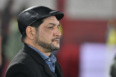 MDZol | Jorge González Frutos, DT de Recoleta FC en el duelo de ida ante Boca.