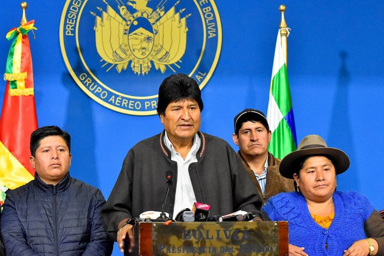 Evo Morales, depuesto por la oposición boliviana, acusa del Golpe de Estado en su país.