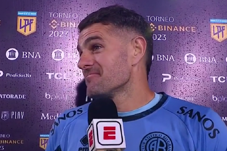 Vegetti explotó contra el arbitraje tras la derrota de Belgrano con Independiente Foto: ESPN