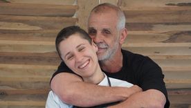 Christian Petersen junto a su pareja. Christian Petersen junto a su pareja.