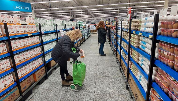Las ventas de productos masivos se retrajeron 15% en junio Foto: Santiago Tagua/MDZ