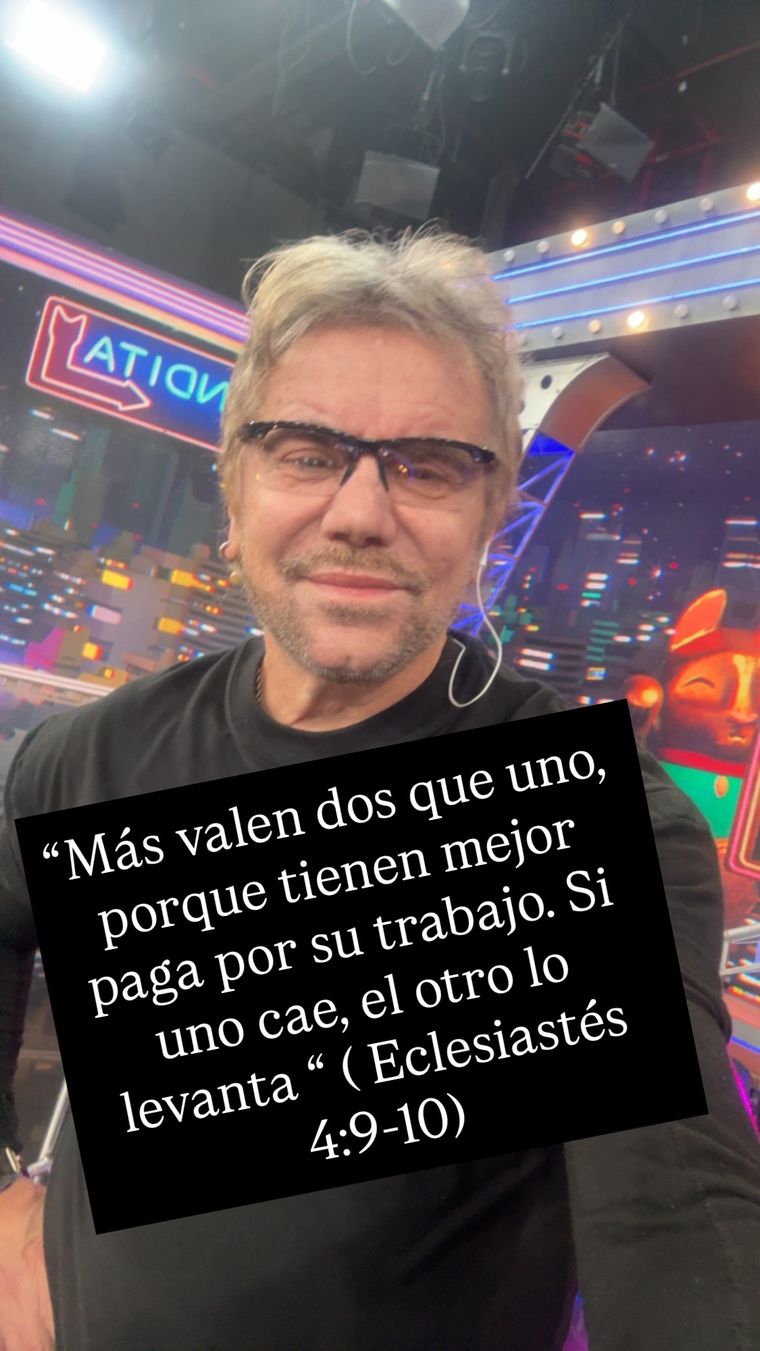 Beto Casella y sus posteos bíblicos en clave de advertencia para El Nueve. Beto Casella y sus posteos bíblicos en clave de advertencia para El Nueve.