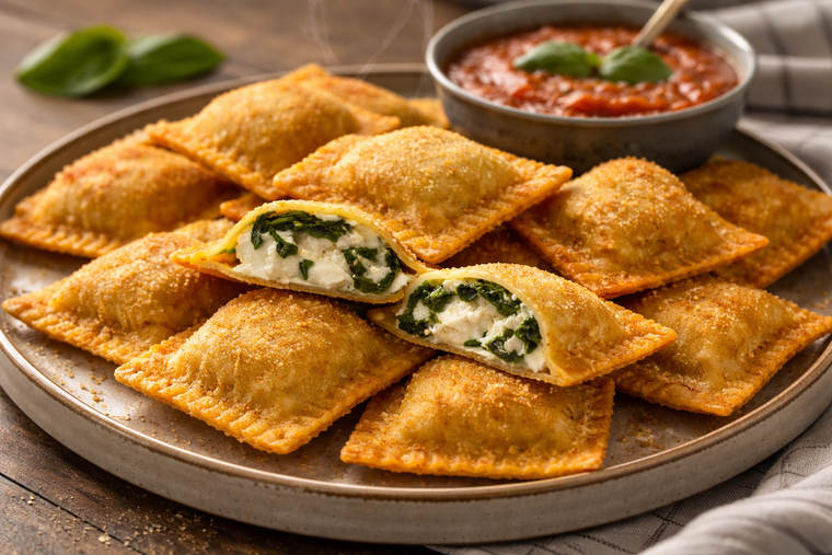 Los ravioles fritos son una receta perfecta para aprovechar pasta que sobró de ayer Los ravioles fritos son una receta perfecta para aprovechar pasta que sobró de ayer