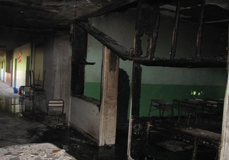 Así quedaron las instalaciones afectadas por el fuego. Foto: MDZ / Daniel Gutiérrez