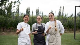 Las chefs Flavia Amad, Jazmín Marturet y Sofía Nielsen. Las chefs Flavia Amad, Jazmín Marturet y Sofía Nielsen.