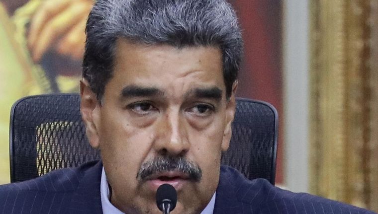 Nicolas Maduro acusó a Javier Milei de gastar 100 millones de dólares de la Secretaría de Inteligencia (SIDE) en bots contra el régimen. Foto: EFE