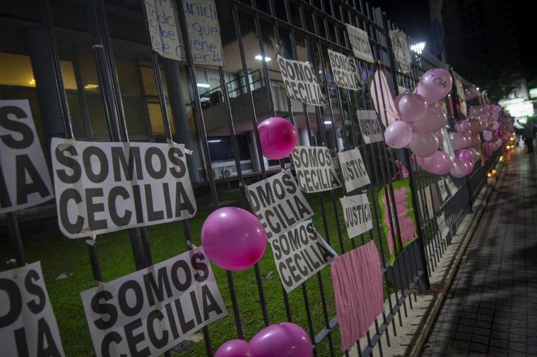 El crimen de Cecilia conmocionó al país Foto: Telam