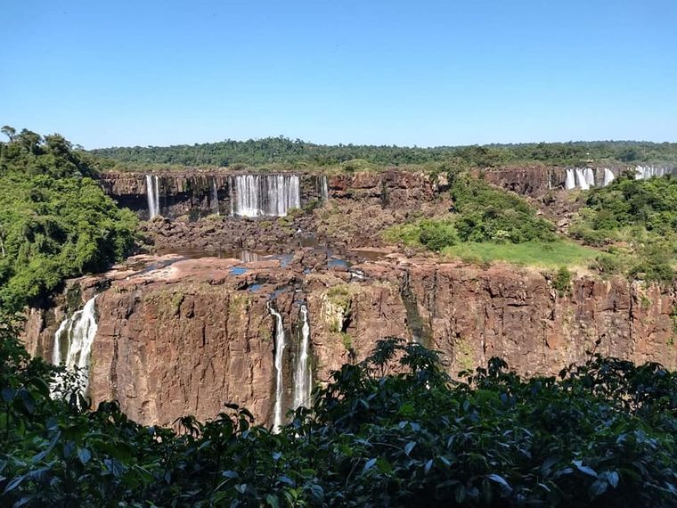 Desolador El paisaje es triste: pocas veces se ha visto tan poca agua en el lugar.