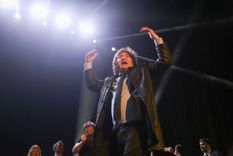 El carnicero Rubén Macagno, que fiscalizó para La Libertad Avanza en Los Chañaritos, lamentó no haber podido asistir al cierre de campaña de Javier Milei en Córdoba Capital Foto: NA