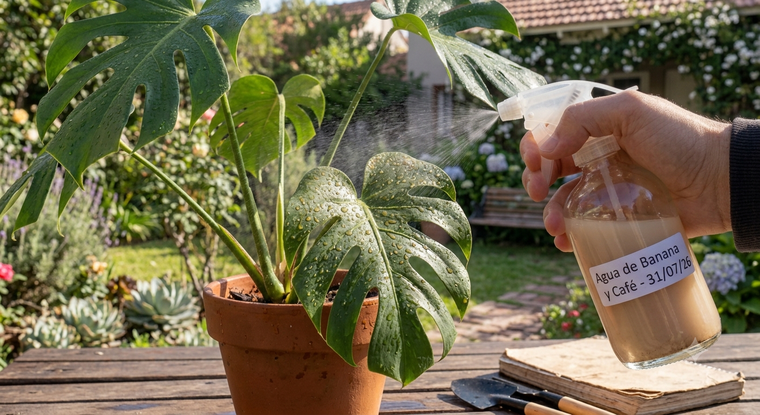 El mimo para la monstera que se puede hacer en casa.