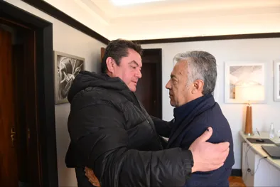 MDZol | Andrés Villouta fue recibido por Alfredo Cornejo en Casa de Gobierno. 