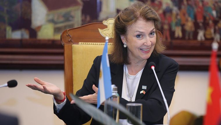 Diana Mondino puso paños fríos Foto: EFE