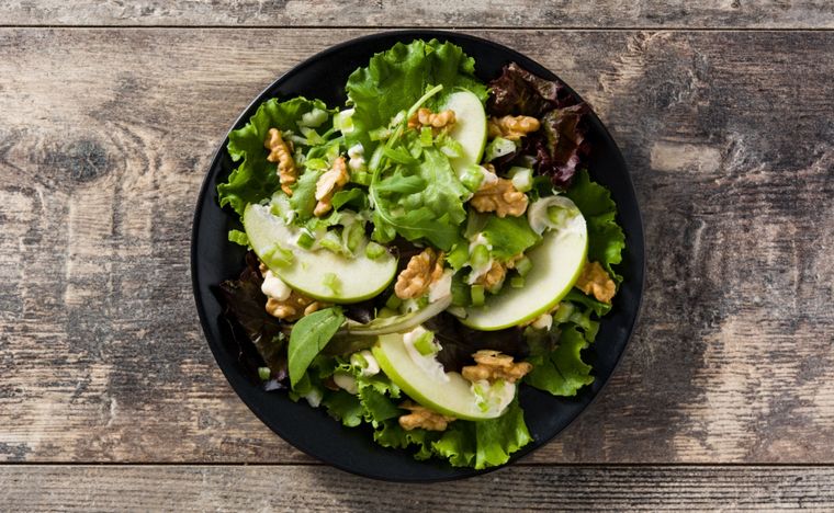 Ensalada Waldorf Una receta simple y deliciosa en pocos minutos Foto: Shutterstock