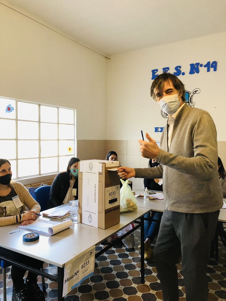 Bullrich habló a quienes no quieren ir a votar. Foto: Twitter (@estebanbullrich)