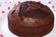 Bizcocho de chocolate.
