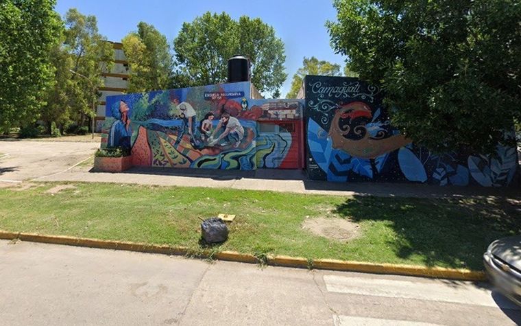 El colegio de Villa Elisa, perteneciente al departamento de La Plata. Foto: Diario El Día