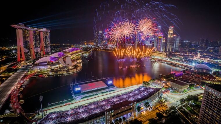 Marina Bay cambia para recibir a la F1. Foto: F1 Latam