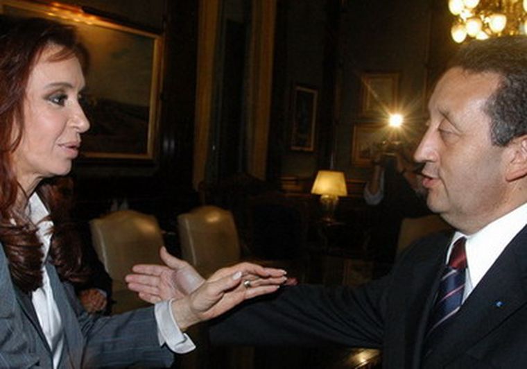 El gobernador volvió a estar con la Presidenta.