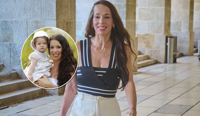 La hija de Victoria Onetto ya es adolescente y estudia danza