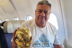 Claudio Chiqui Tapia recordó la consagración en Qatar 2022 desde el mismo lugar y a la misma hora. Foto: archivo