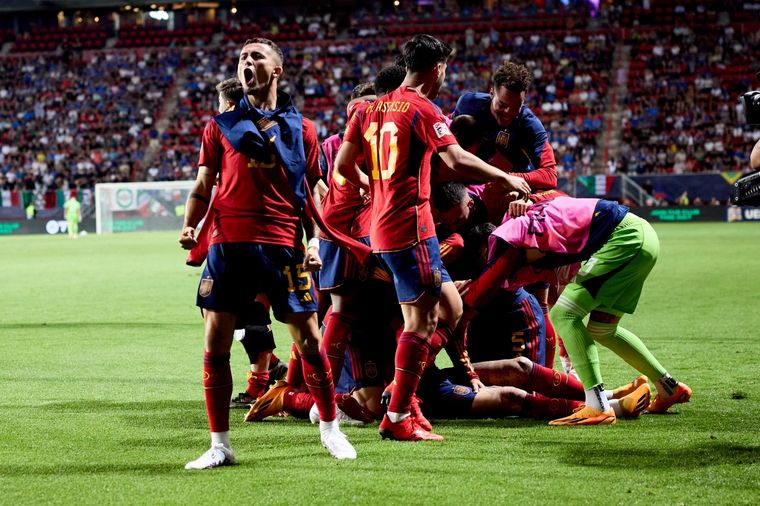 España le ganó a Italia y jugará la final de la Nations League. Foto: SEFutbol