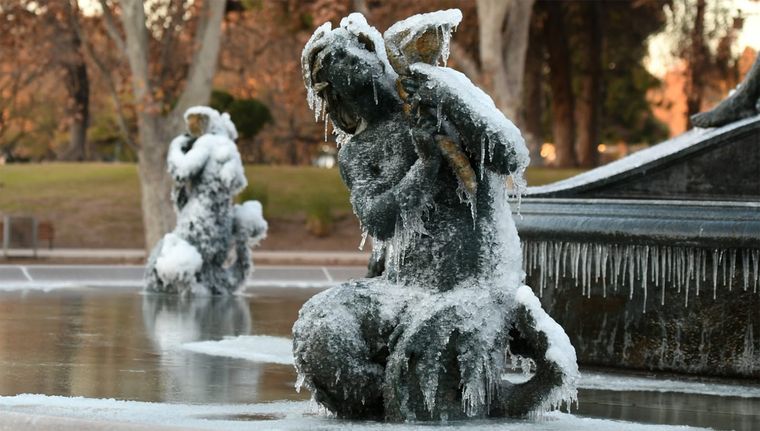 La Fuente de los Continentes está ubicada en el Parque General San Martín Foto: Alf Ponce Mercado/MDZ