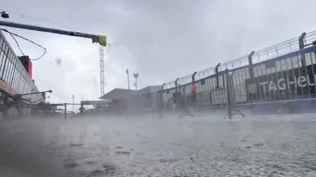 Zandvoort bajo agua: qué puede pasar con la carrera de la Fórmula 1 del domingo