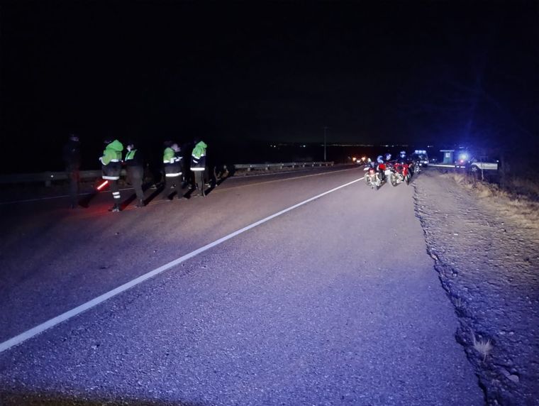 El operativo en la ruta 89. El operativo en la ruta 89. 