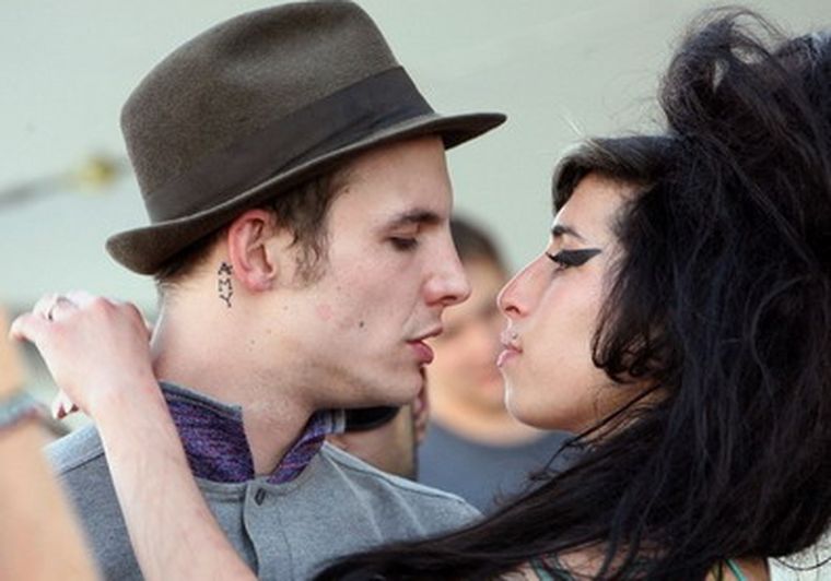 La pareja en un buen momento, abril de 2007. Foto: Web