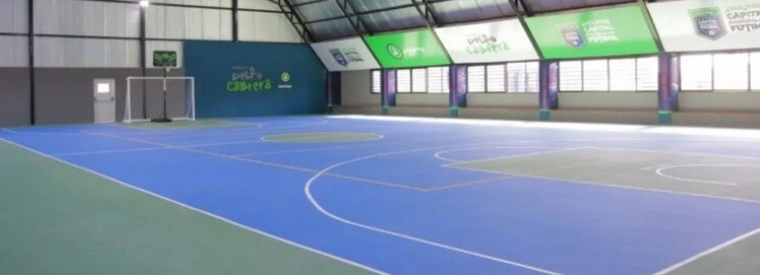 El lugar en donde los chicos jugaban al fútbol