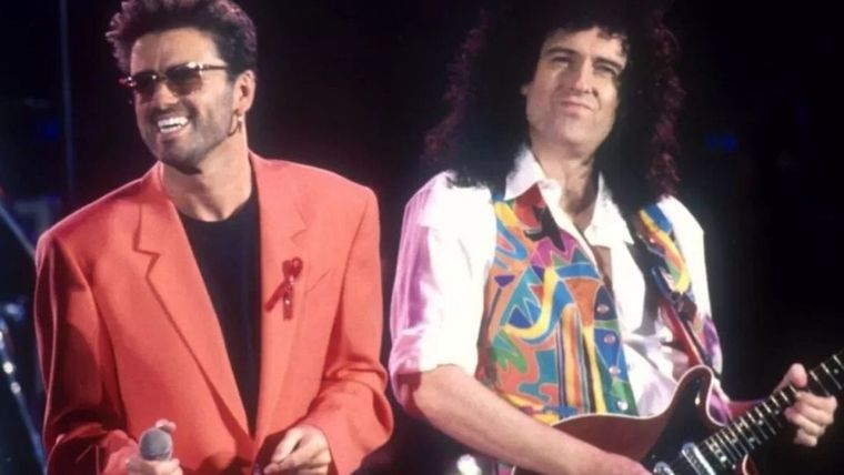 Queen, George Michael Foto internet