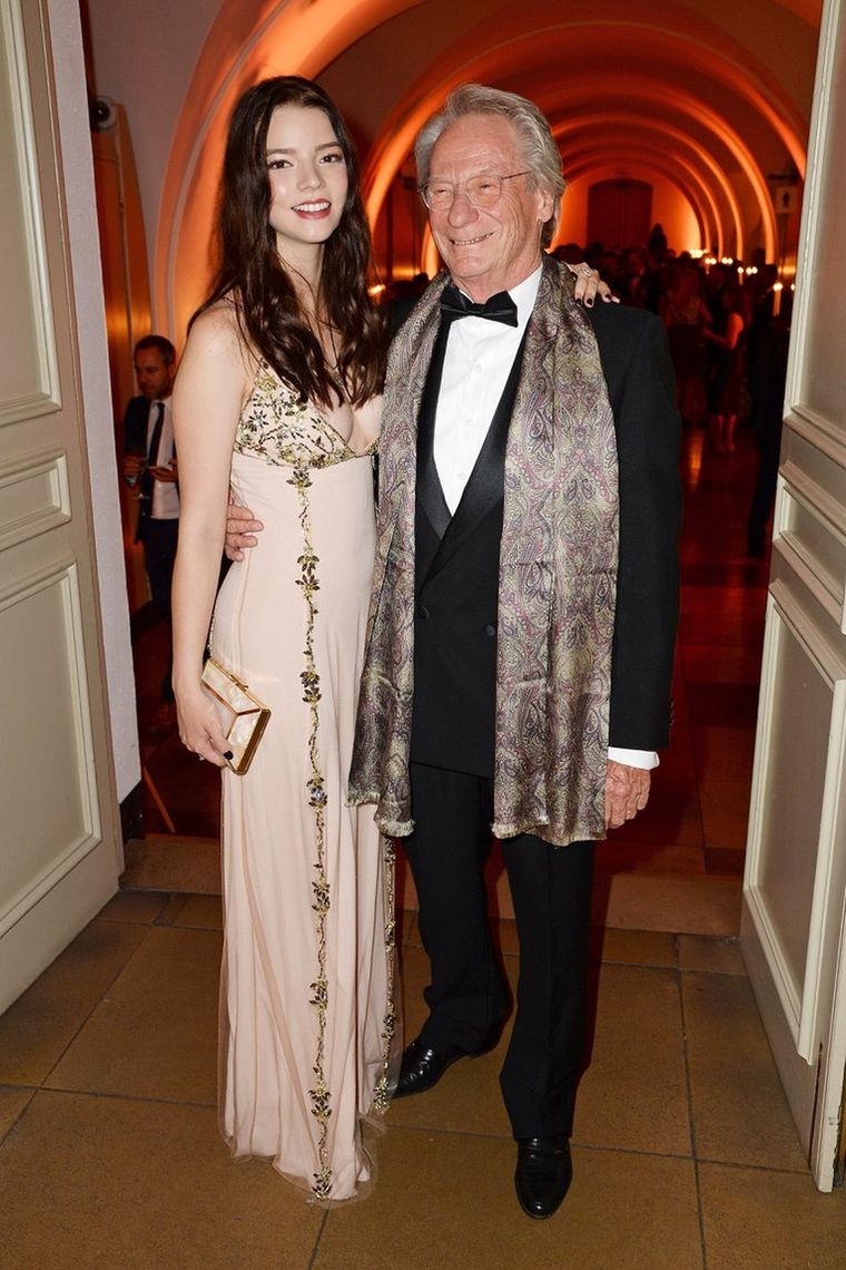 Anya Taylor-Joy y su padre, Dennis Taylor.