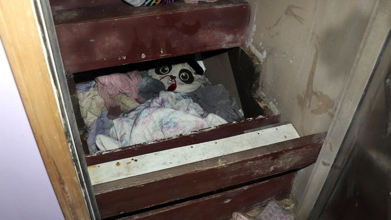 Aquí dormía la niña. Foto: Saugerties Police Department / AP