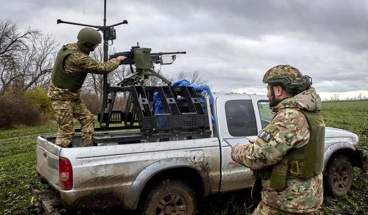 Las tropas de Ucrania resisten una dura guerra contra Rusia. Foto Efe Las tropas de Ucrania resisten una dura guerra contra Rusia. Foto Efe