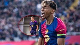 Barcelona juega un partido clave ante PSG y Flick encendió la previa con un mensaje claro a Lamine Yamal. Foto: EFE y Barcelona FC. Barcelona juega un partido clave ante PSG y Flick encendió la previa con un mensaje claro a Lamine Yamal. Foto: EFE y Barcelona FC.