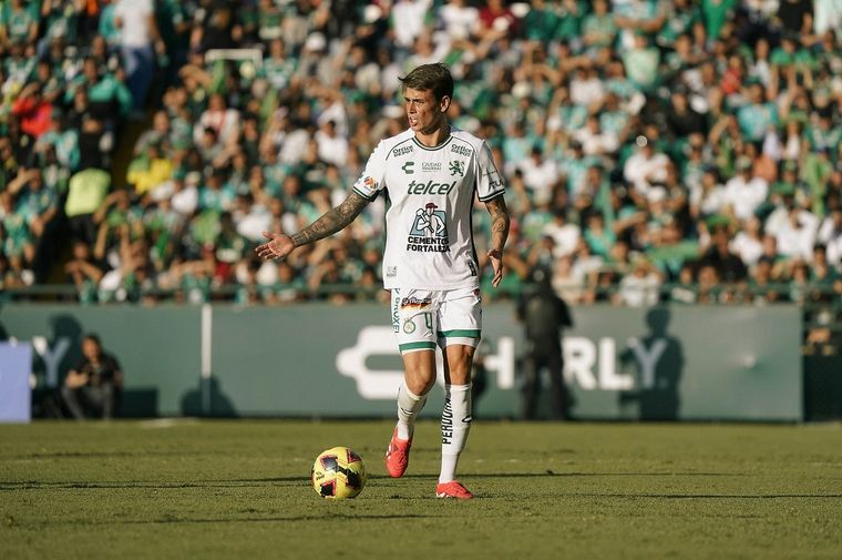 Nicolás Fonseca tuvo otro buen partido con la camiseta del elenco mexicano. Foto: Prensa Club León