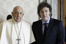 Javier Milei mandó un mensaje luego de la elección del nuevo papa. Foto: Archivo.