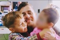 Christian Dupuy junto a Lucio y su hermanita Christian Dupuy junto a Lucio y su hermanita