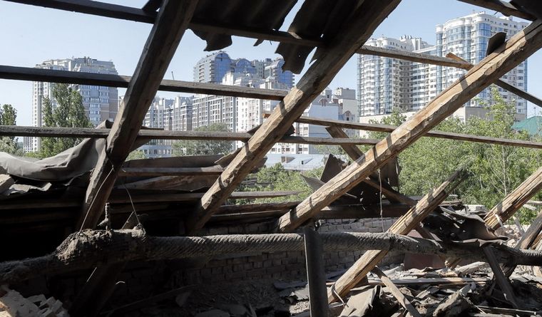 drones daños Los drones siguen atacando suelo de Ucrania y de Rusia. Foto: Efe.