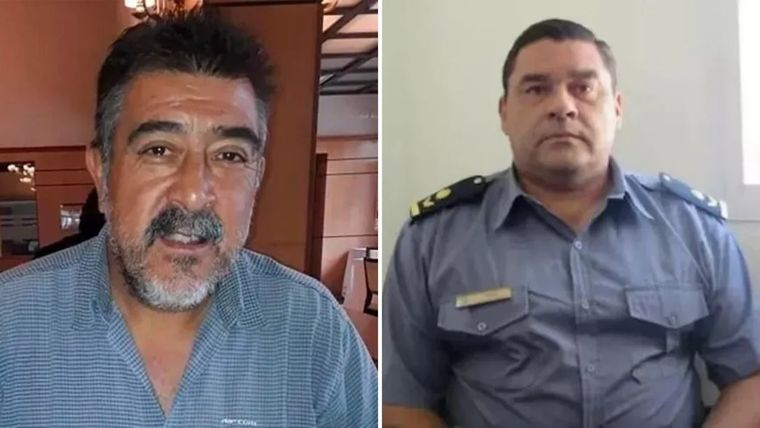 El exnavío Carlos Pérez y el comisario Walter Maciel están detenidos por la desaparición de Loan Foto: NA