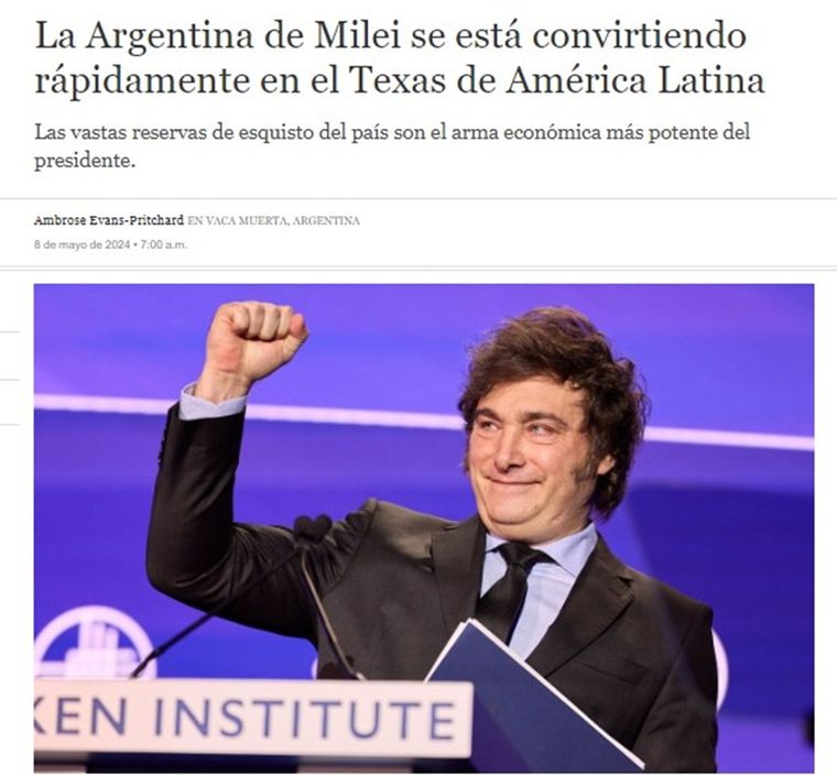 The Telegraph publicó una nota donde destacó la figura de Javier Milei
