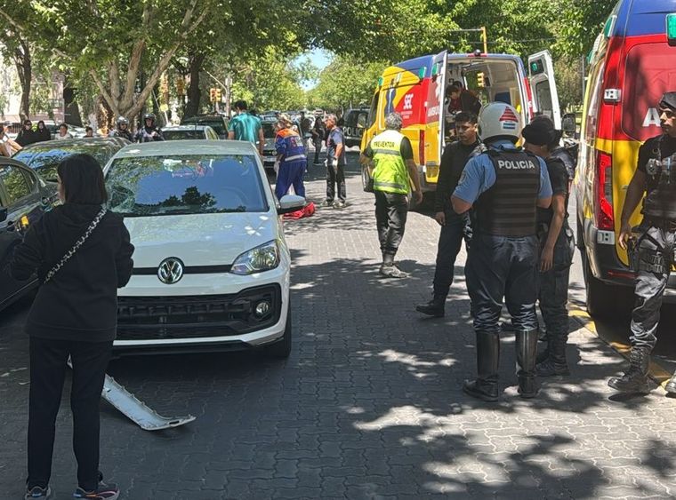 accidente atropello frente al parque