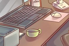 Acertijo visual, reto visual, escritorio