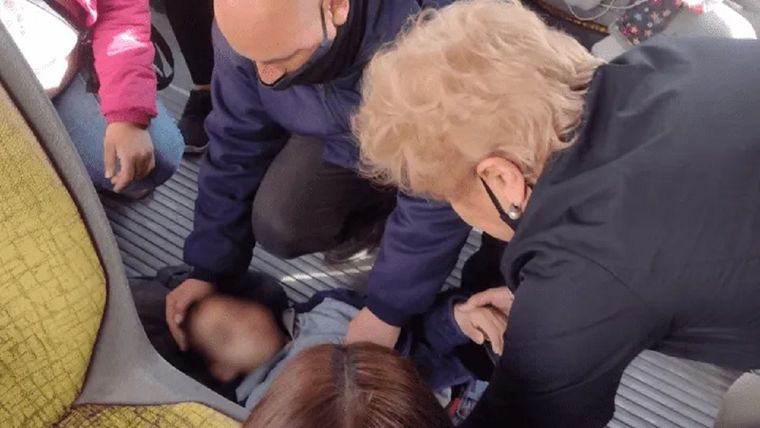 El momento en el que el inspector se transformó en héroe Foto: 0221